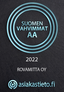 Suomen vahvimmat Rovamitta Oy 2022